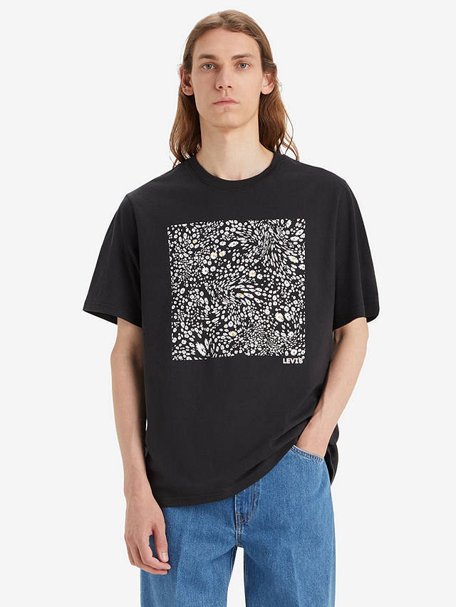 Levi's Short Sleeve Relaxed Fit T-Shirt, Black/Multi