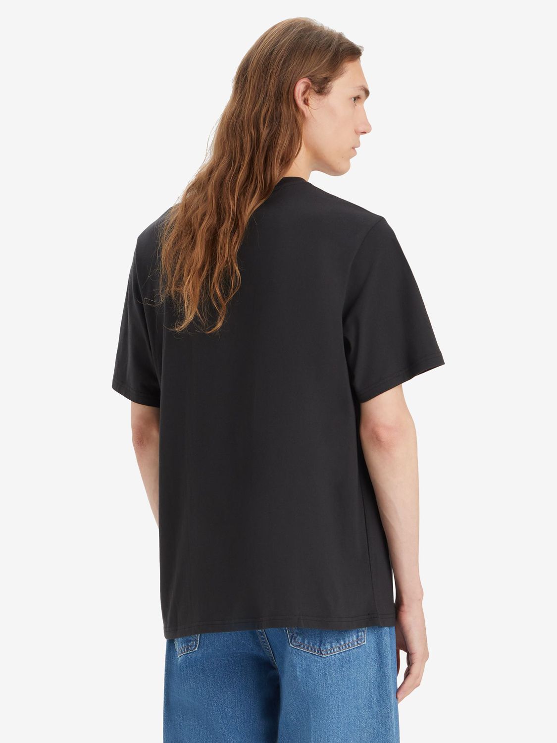 Levi's Short Sleeve Relaxed Fit T-Shirt, Black/Multi, M