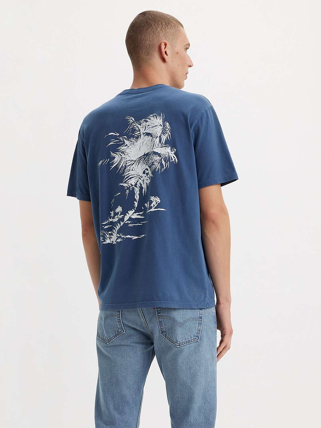 Buy Levi's Short Sleeve Relaxed Fit T-Shirt, Vintage Indigo Online at johnlewis.com