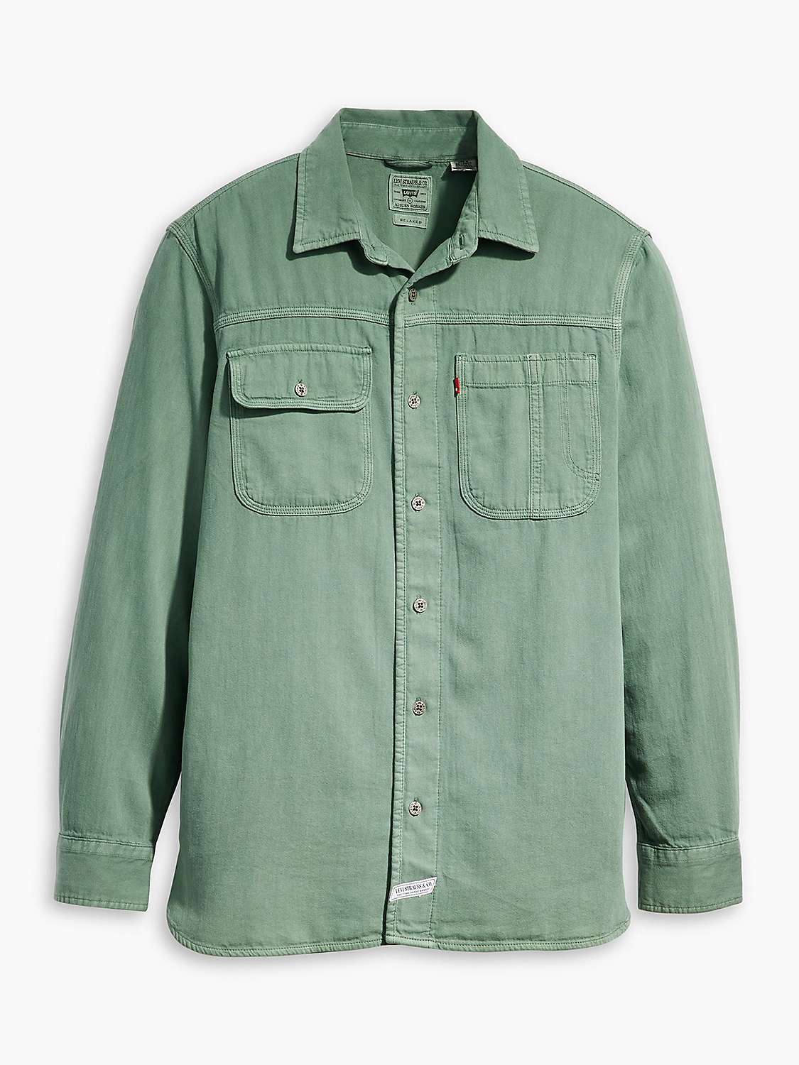 Buy Levi's Long Sleeve Auburn Worker Shirt Online at johnlewis.com