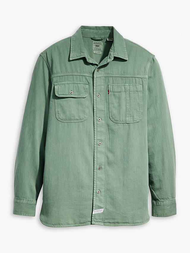 Levi's Long Sleeve Auburn Worker Shirt, Green