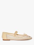 Dune Happeningg Diamante Ballet Pumps, Neutral