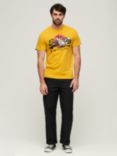 Superdry Tokyo Graphic T-Shirt, Oil Yellow