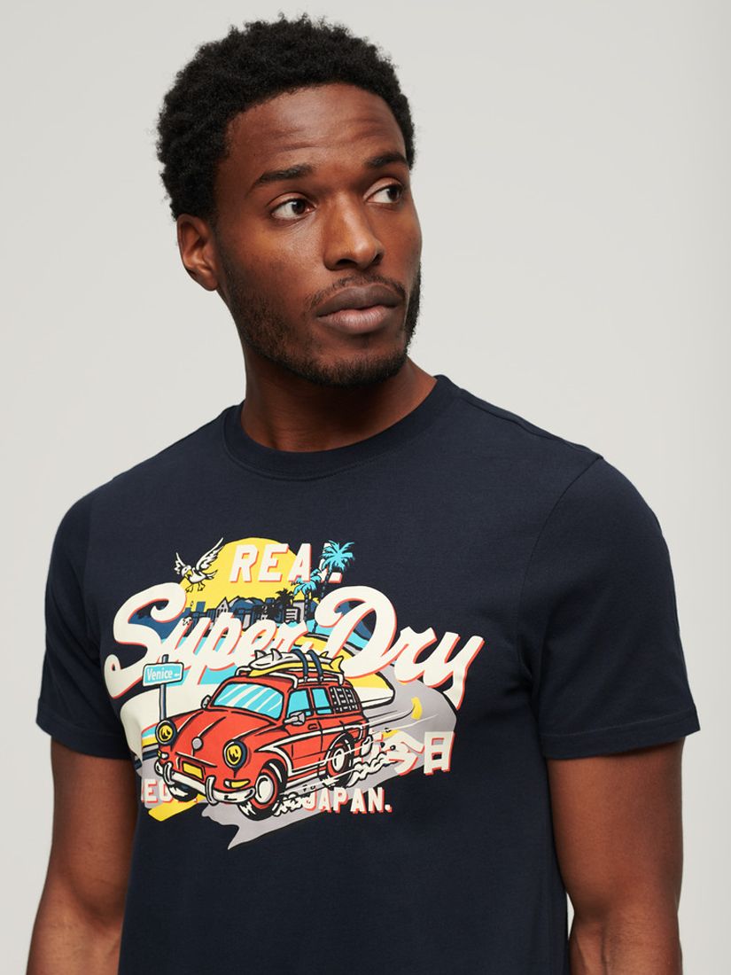 Buy Superdry LA Graphic T-Shirt Online at johnlewis.com