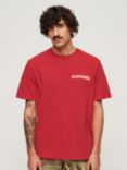 Superdry Tattoo Graphic Loose Fit T-Shirt, Soda Pop Red