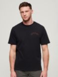 Superdry Tattoo Graphic Loose Fit T-Shirt, Black