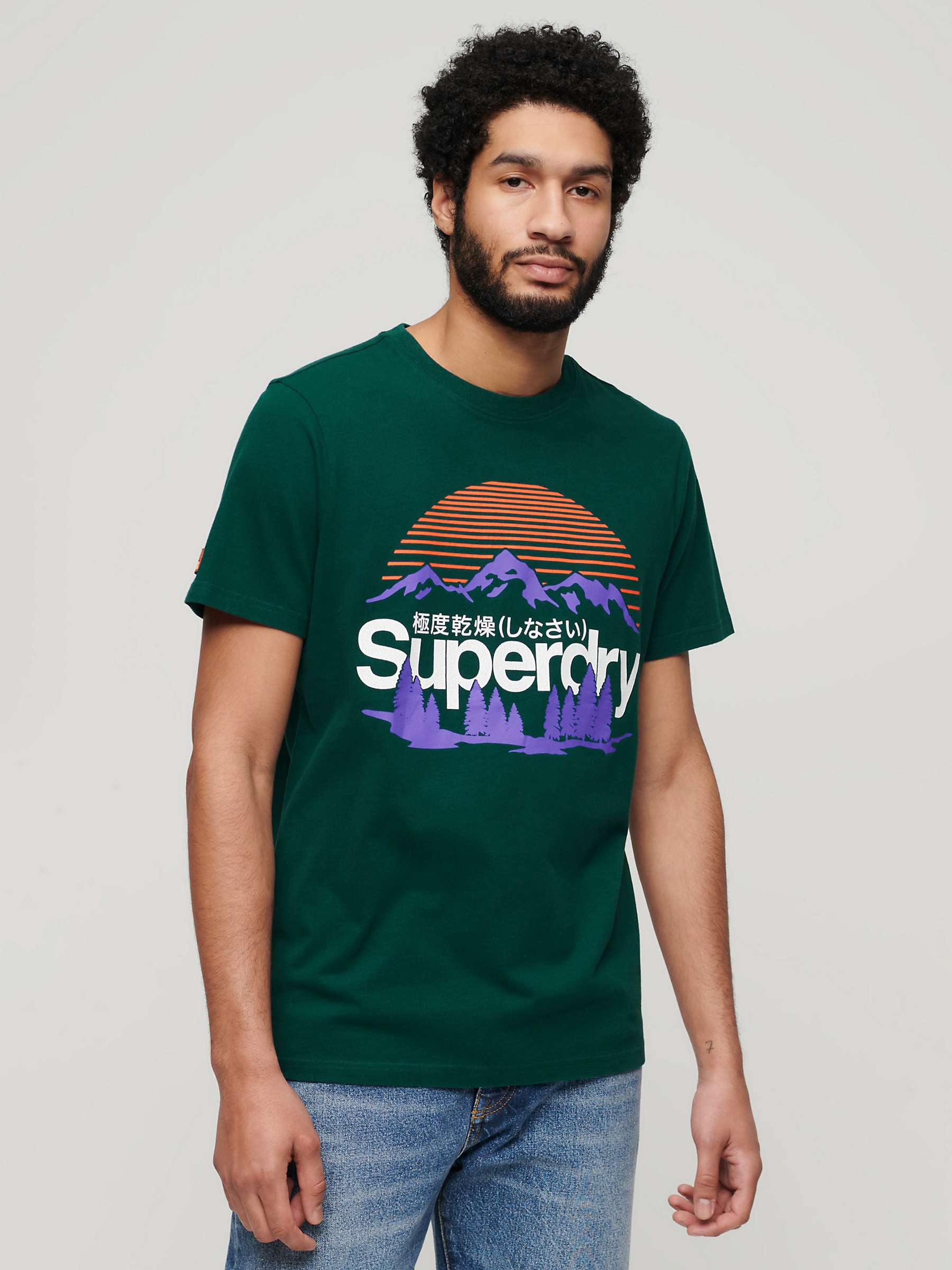 Buy Superdry Great Outdoors Logo T-Shirt Online at johnlewis.com