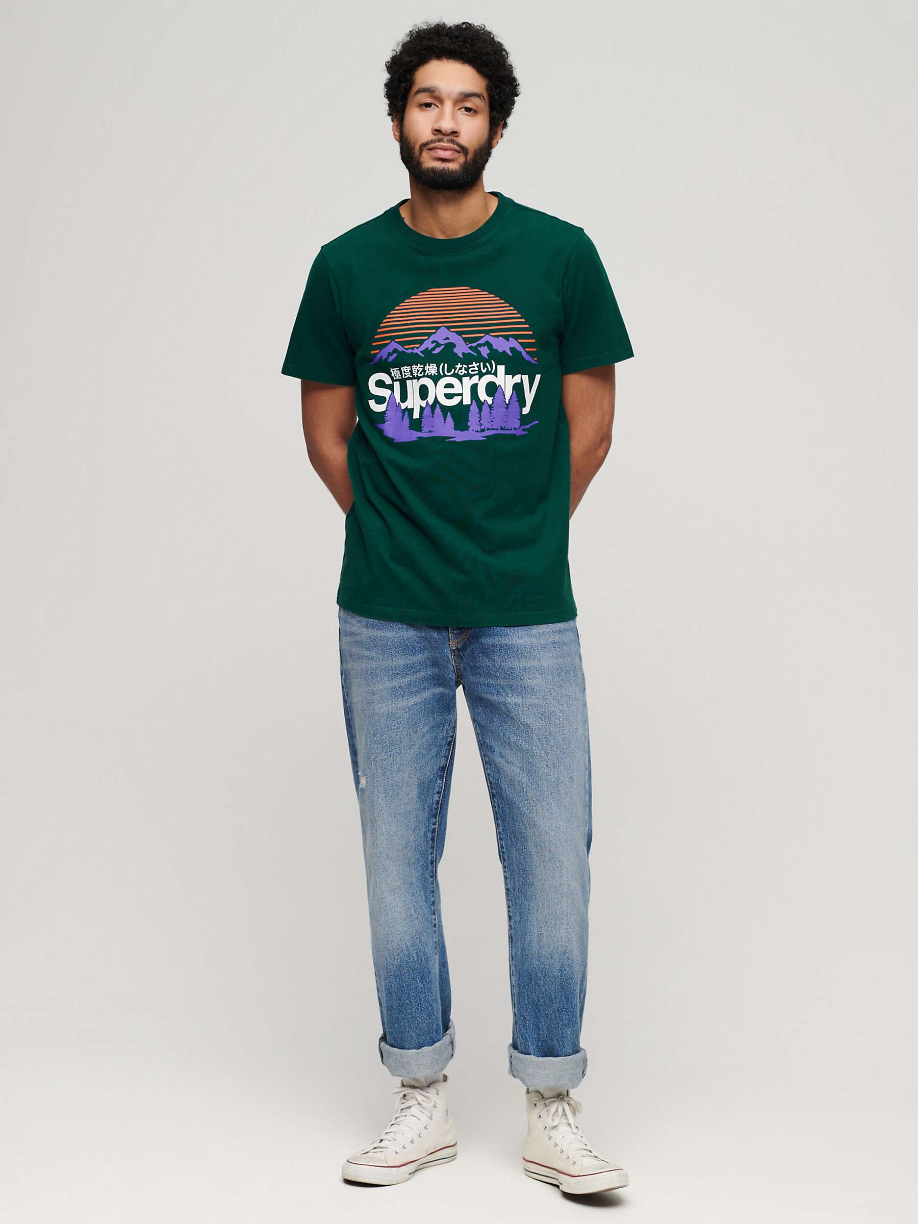 Buy Superdry Great Outdoors Logo T-Shirt Online at johnlewis.com