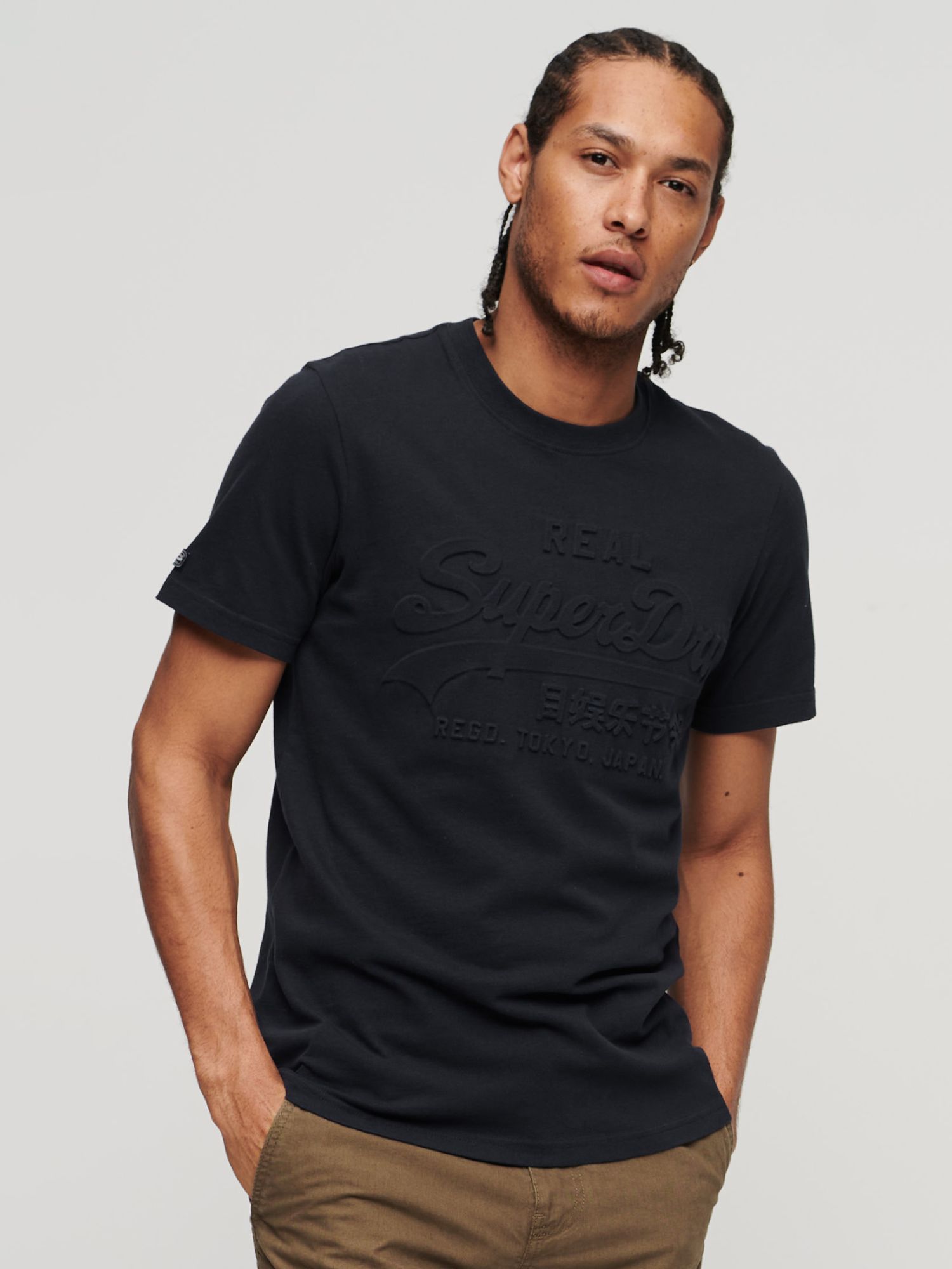 Superdry Embossed Vintage Logo T-Shirt