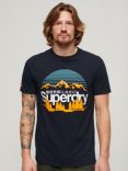 Superdry Great Outdoors Logo T-Shirt, Eclipse Navy