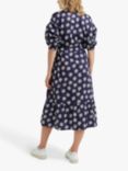 Chinti & Parker Ditsy Floral Midi Dress, Navy/Cream