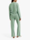 Chinti & Parker Cashmere Tie Neck Jumper, Pistachio Green