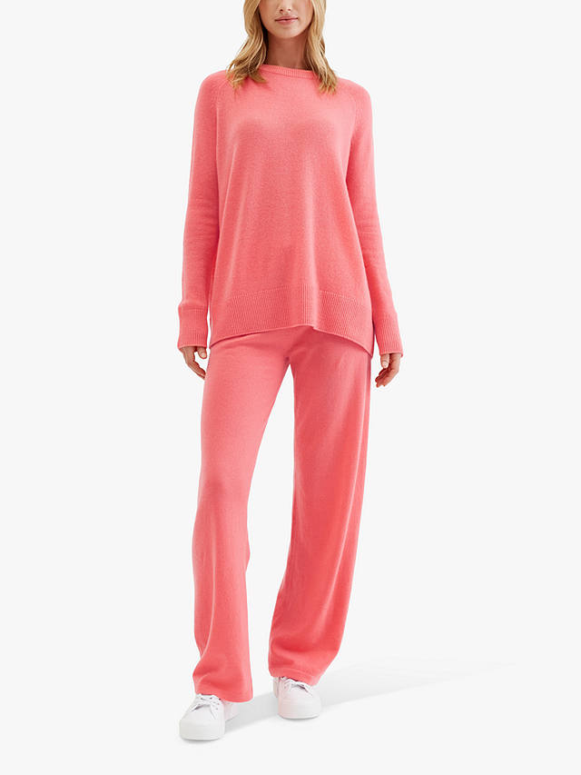 Chinti & Parker Cashmere Slouchy Jumper, Living Coral