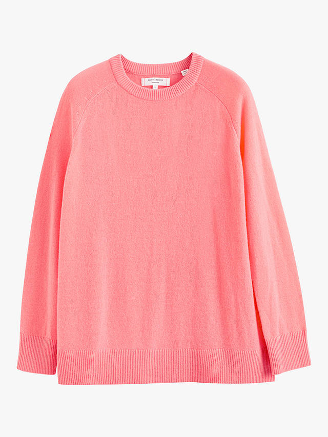 Chinti & Parker Cashmere Slouchy Jumper, Living Coral