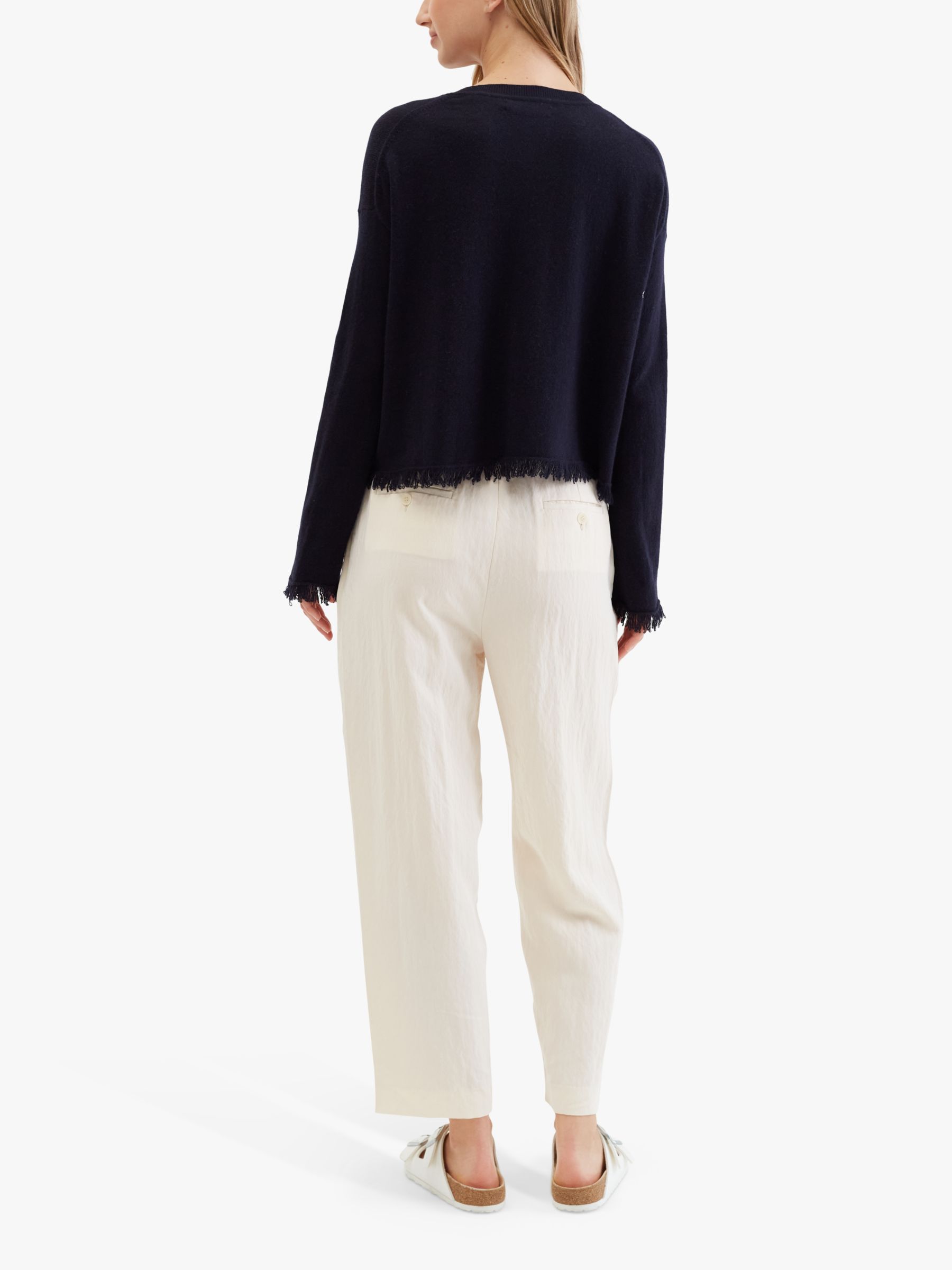 Buy Chinti & Parker Plain Cropped Trousers Online at johnlewis.com
