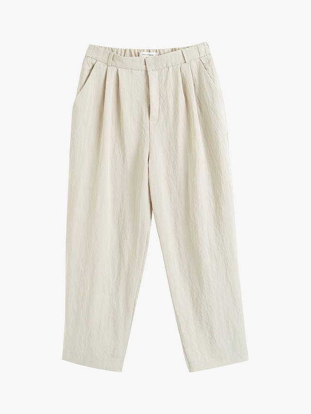 Chinti & Parker Plain Cropped Trousers, Cream