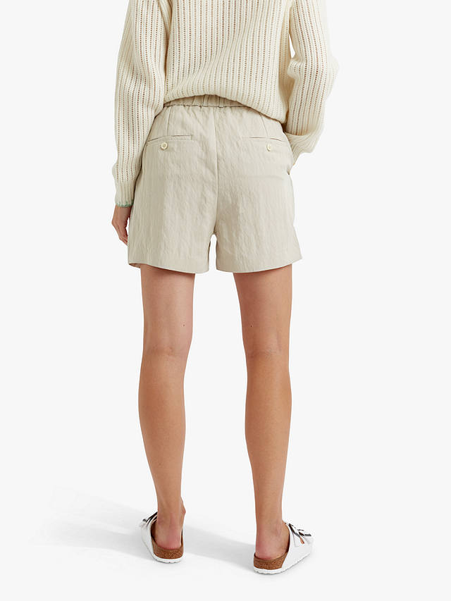 Chinti & Parker Lyocell Blend Shorts, Cream
