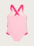 Monsoon Baby Flamingo Swimsuit, Pink