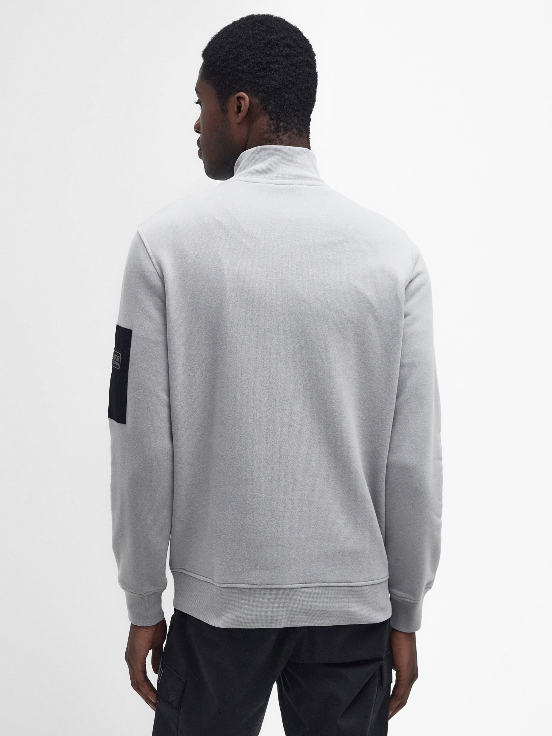 Barbour International Alloy Half Zip Sweatshirt, Ultimate Grey, S