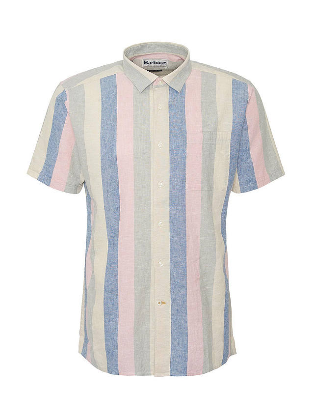 Barbour International Portwell Linen Blend Shirt, Multi