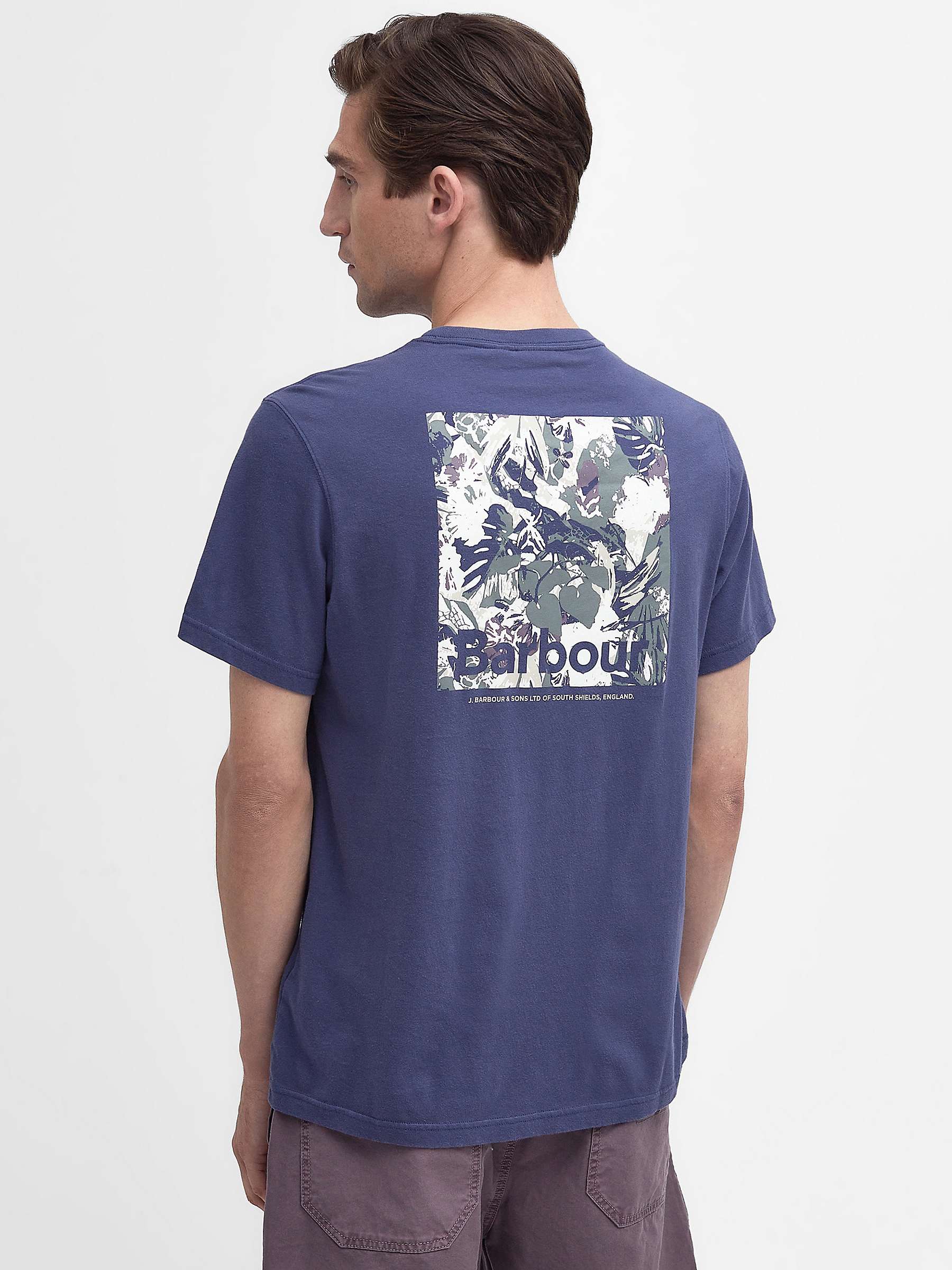 Buy Barbour Hindle Graphic T-Shirt, Oceana Online at johnlewis.com