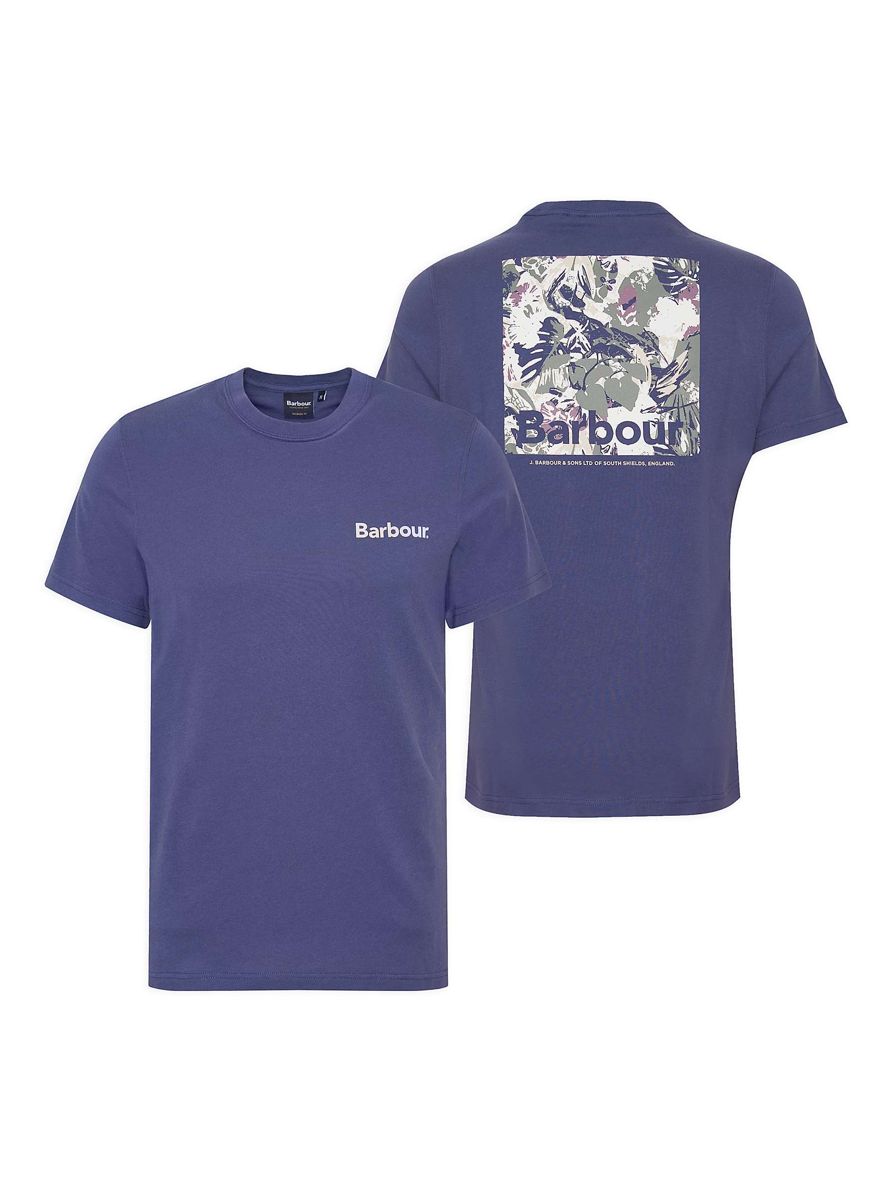 Buy Barbour Hindle Graphic T-Shirt, Oceana Online at johnlewis.com