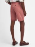 Barbour Overdyed Twill Shorts, Pink, Pink