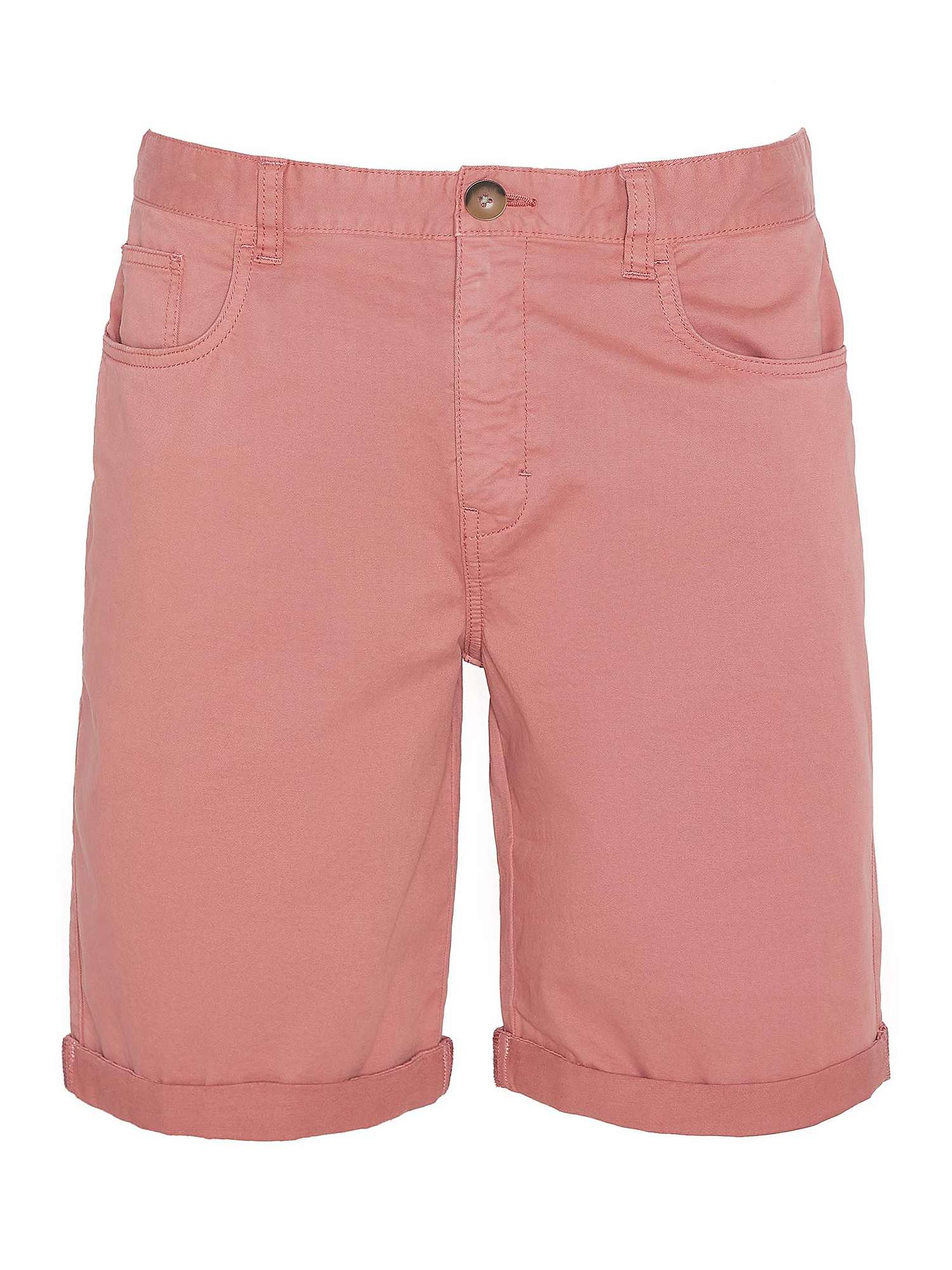 Buy Barbour Overdyed Twill Shorts, Pink Online at johnlewis.com