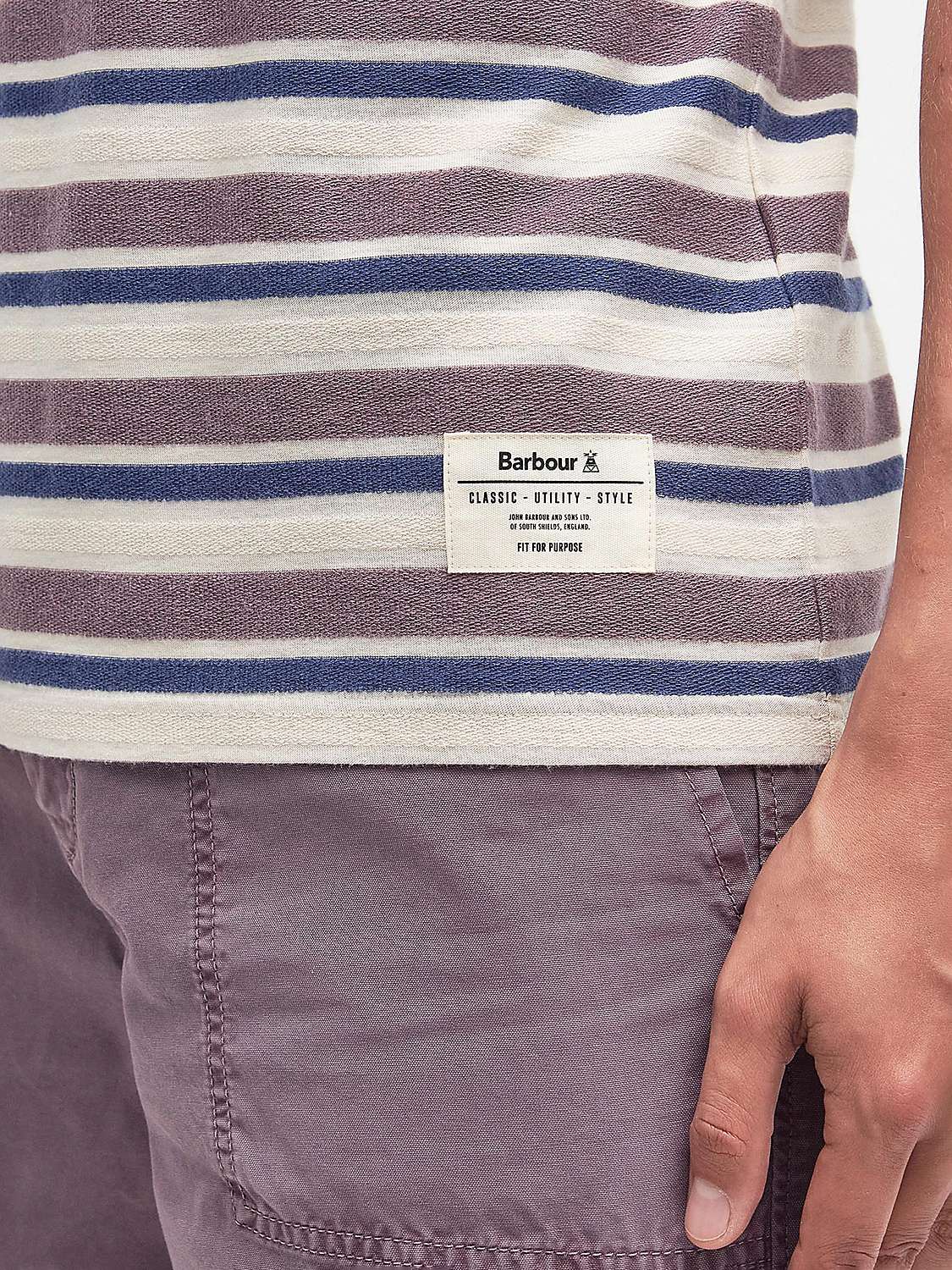 Buy Barbour Whitwell Stripe T-Shirt Online at johnlewis.com