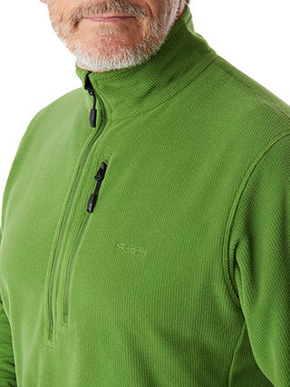 Rohan Microgrid Fleece Zip Neck Top, Alpine Green