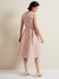 Phase Eight Jacesta Jacquard Dress, Pale Pink, Pale Pink