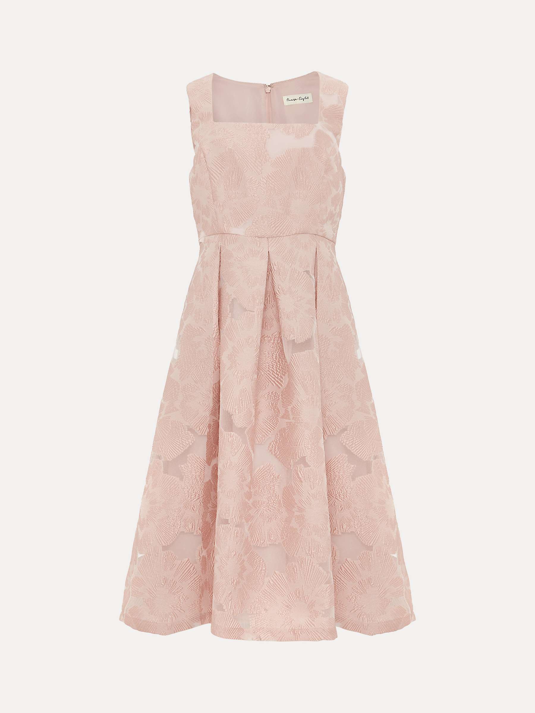 Buy Phase Eight Jacesta Jacquard Dress, Pale Pink Online at johnlewis.com