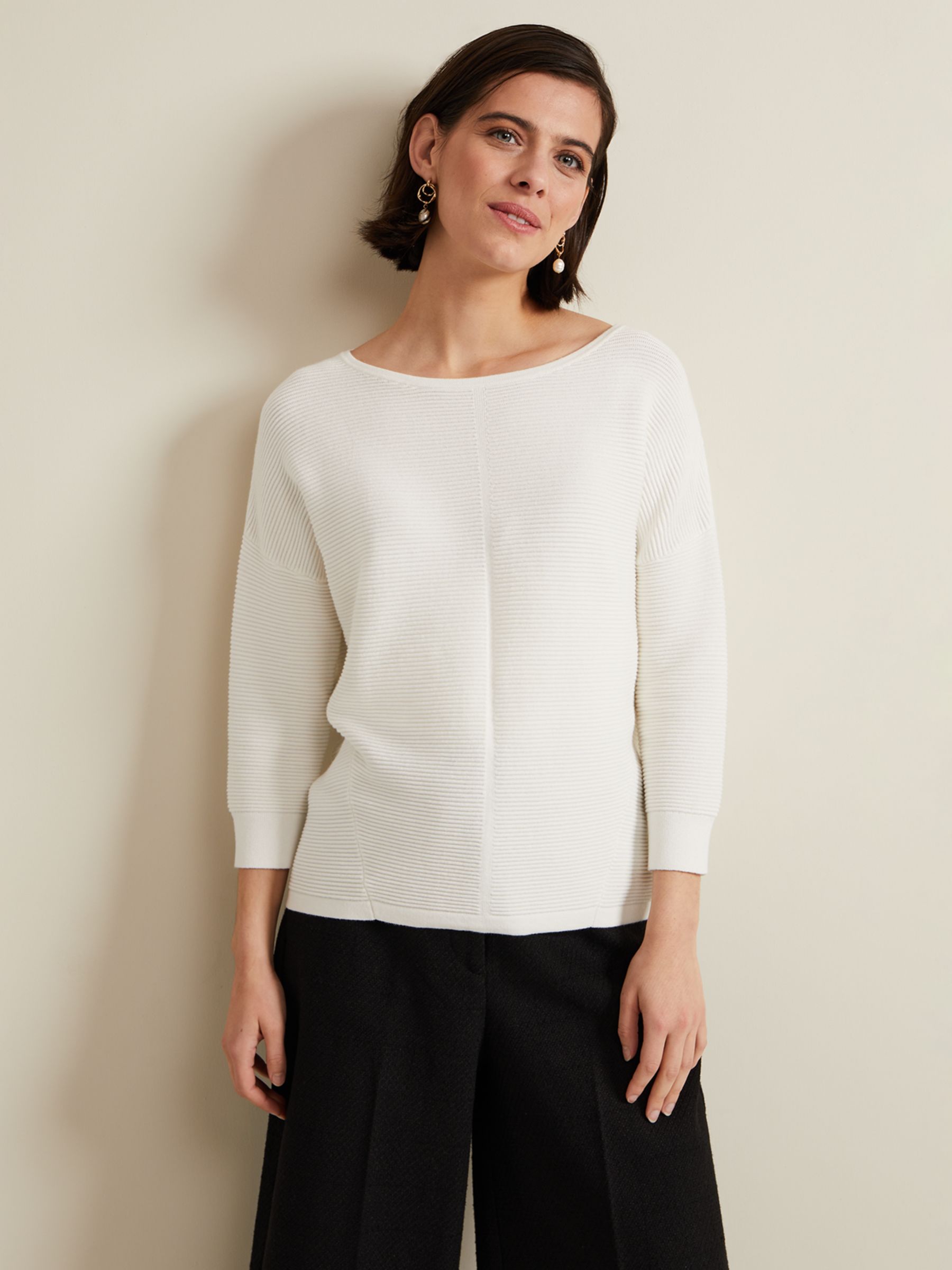 Phase Eight Nellie Jumper, Ivory, L