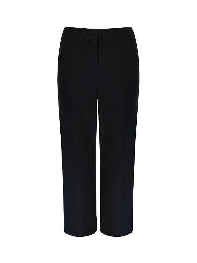 Live Unlimited Curve Tailored Button Detail Trousers, Black