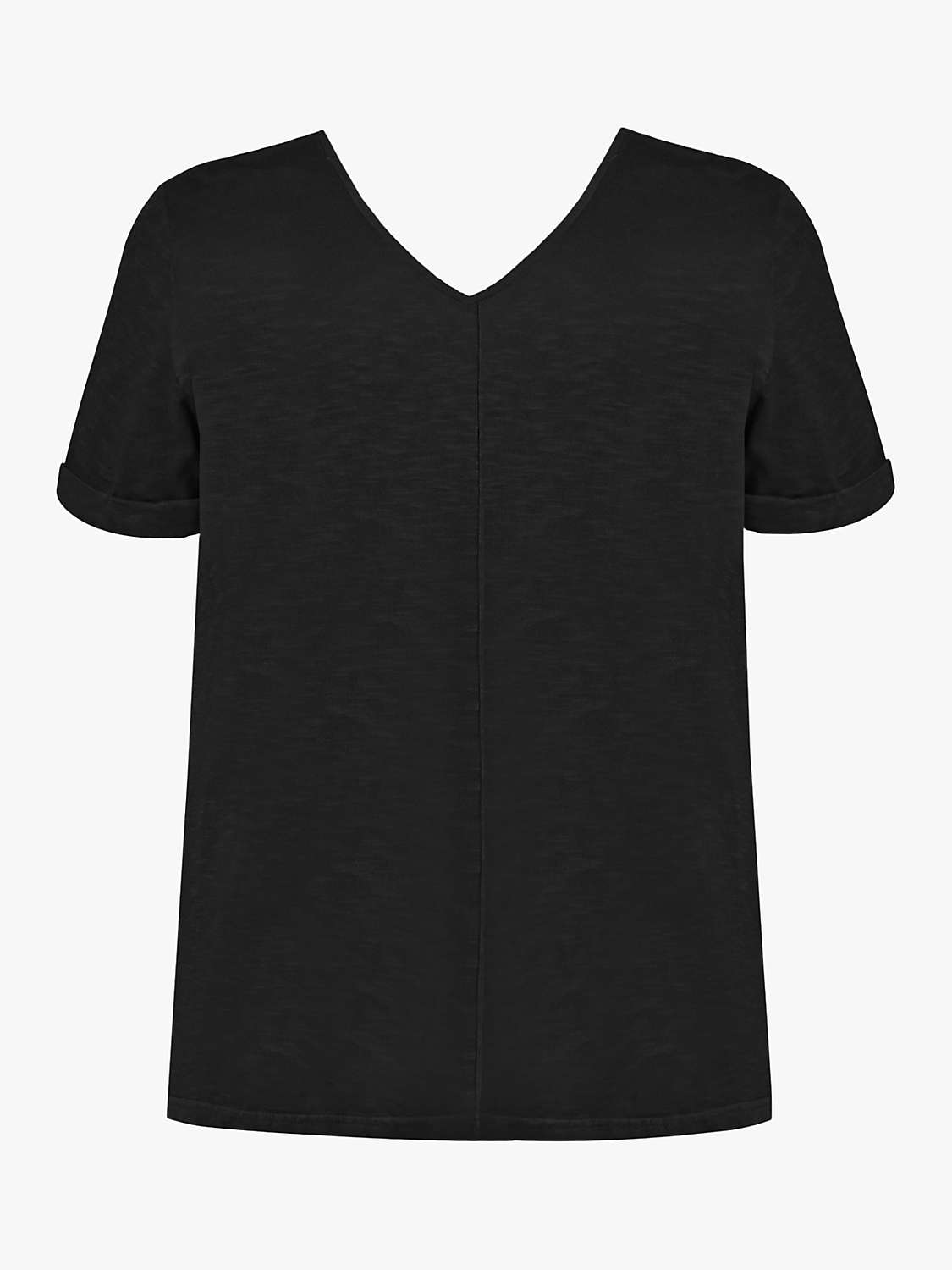 Buy Live Unlimited Curve Cotton Slub V-Neck T-Shirt Online at johnlewis.com