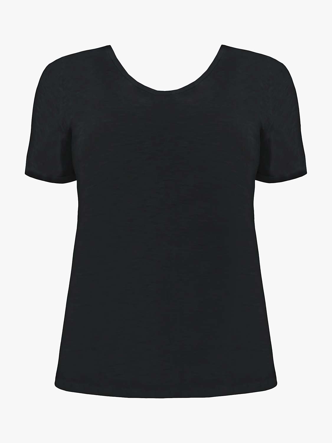 Buy Live Unlimited Curve Cotton Slub Scoop Neck T-Shirt Online at johnlewis.com