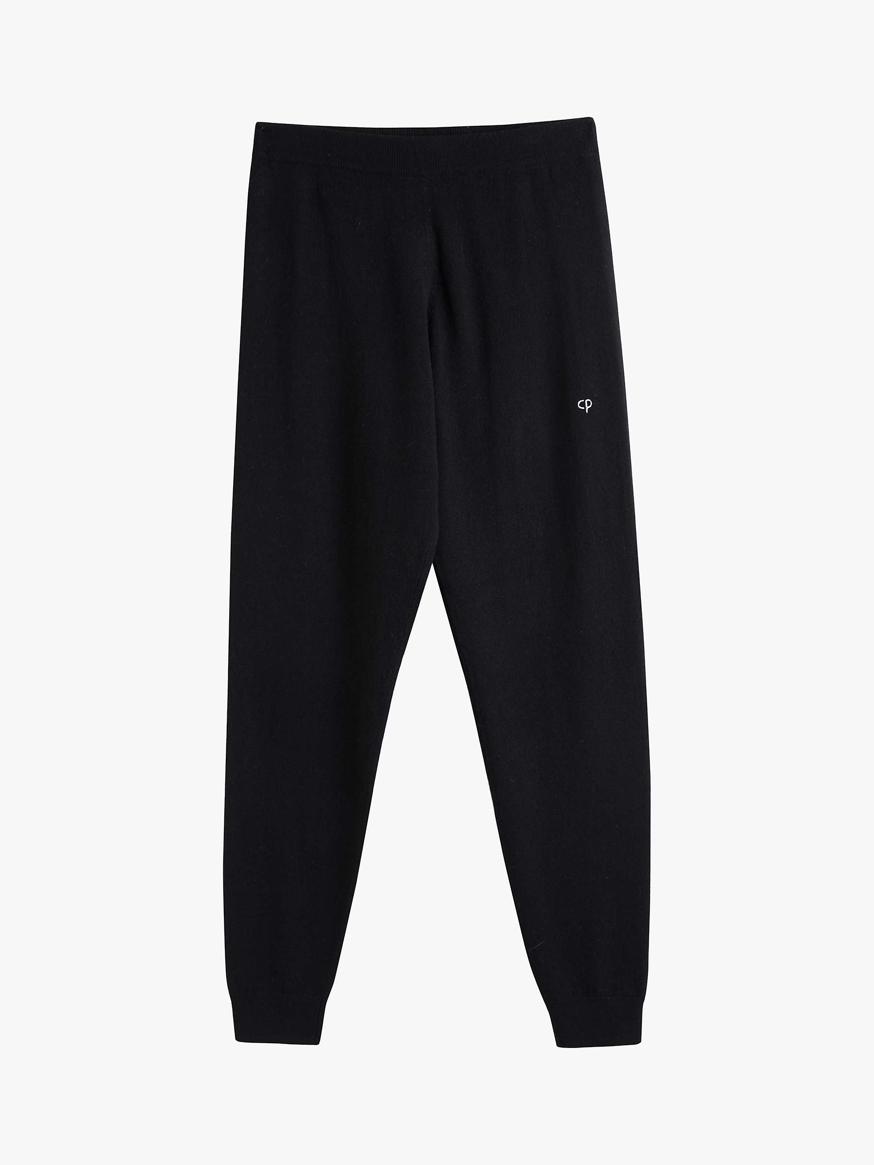 Buy Chinti & Parker Wool and Cashmere Blend Star Track Joggers, Black Online at johnlewis.com