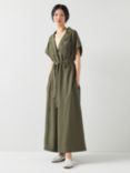 L.K.Bennett Isla Wide Leg Jumpsuit, Khaki