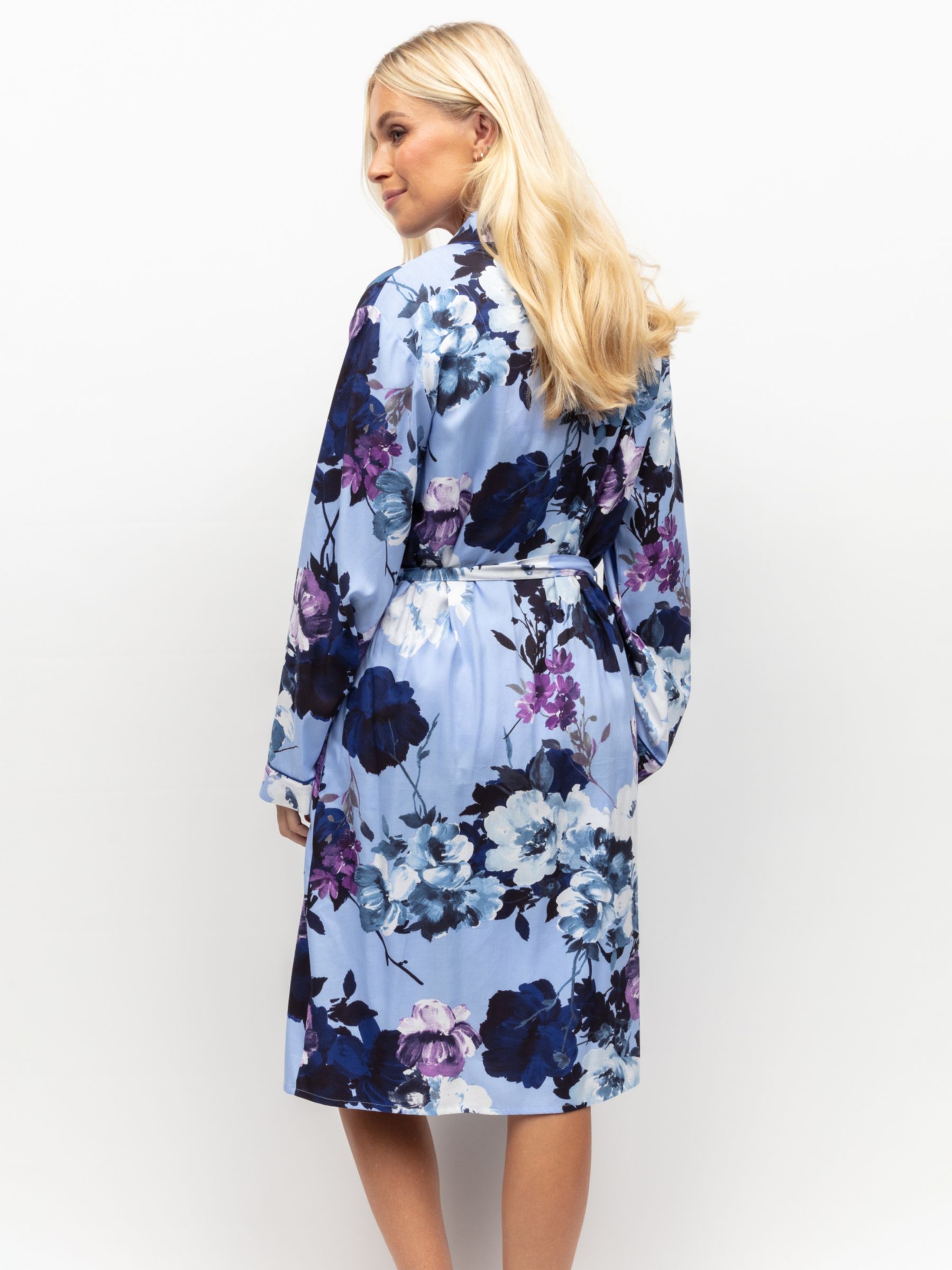 Buy Cyberjammies Madeline Floral Short Dressing Gown Online at johnlewis.com