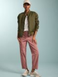 Baukjen Jura Organic Cotton Fine Cord Trousers, Pink Clay, Pink Clay