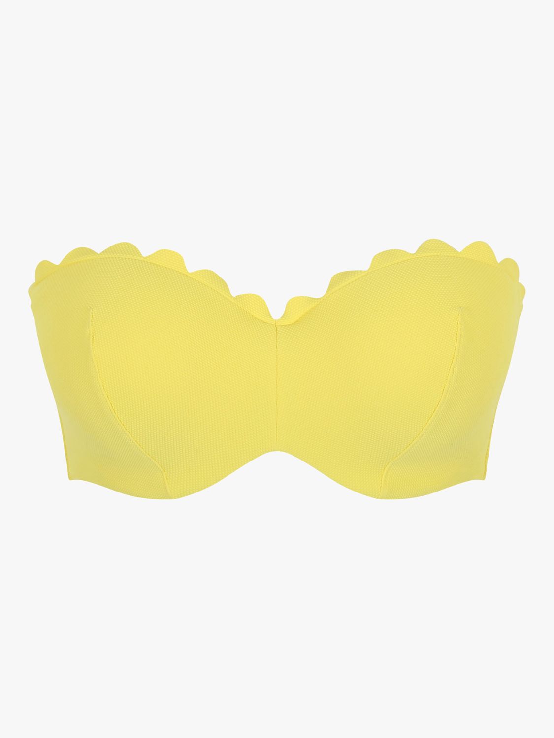 Panache Swim Poppy Moulded Bandeau Bikini Top, Sunshine, 38F