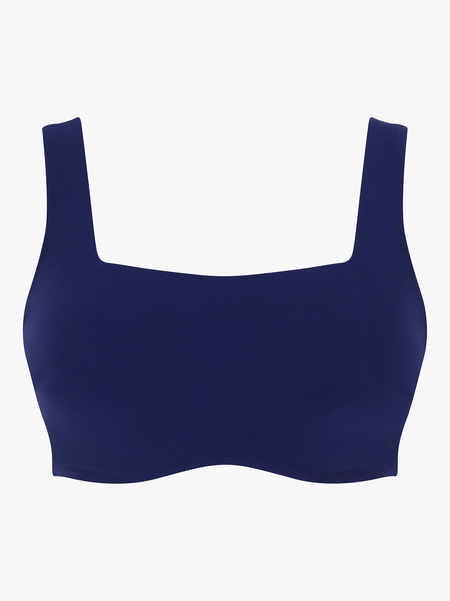 Buy Panache Swim Gina Square Neck Bikini Top, Azzuro Navy Online at johnlewis.com
