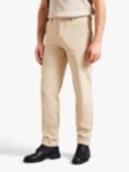 Ted Baker Rufust Slim Fit Stretch Moleskin Trousers, Taupe