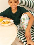 Minijammies Kids' Bodhi Campervan Pyjama Set, Green/Grey