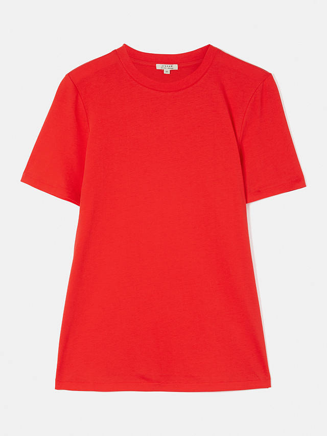 Jigsaw Supima Cotton T-Shirt, Red