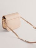 Ted Baker Imilda Leather Crossbody Satchel Bag, Natural Taupe