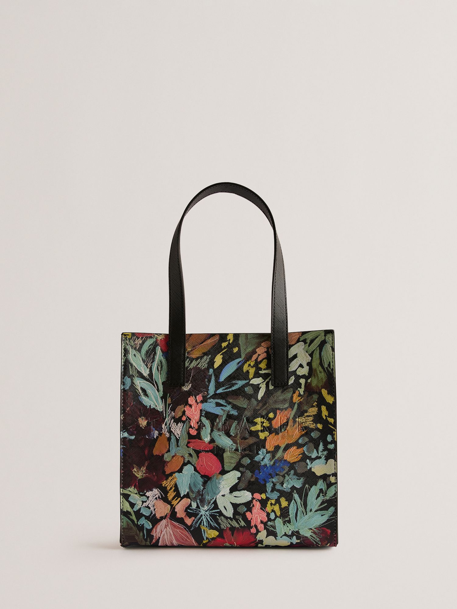 Buy Ted Baker Beaicon Floral Tote Bag, Black/Multi Online at johnlewis.com