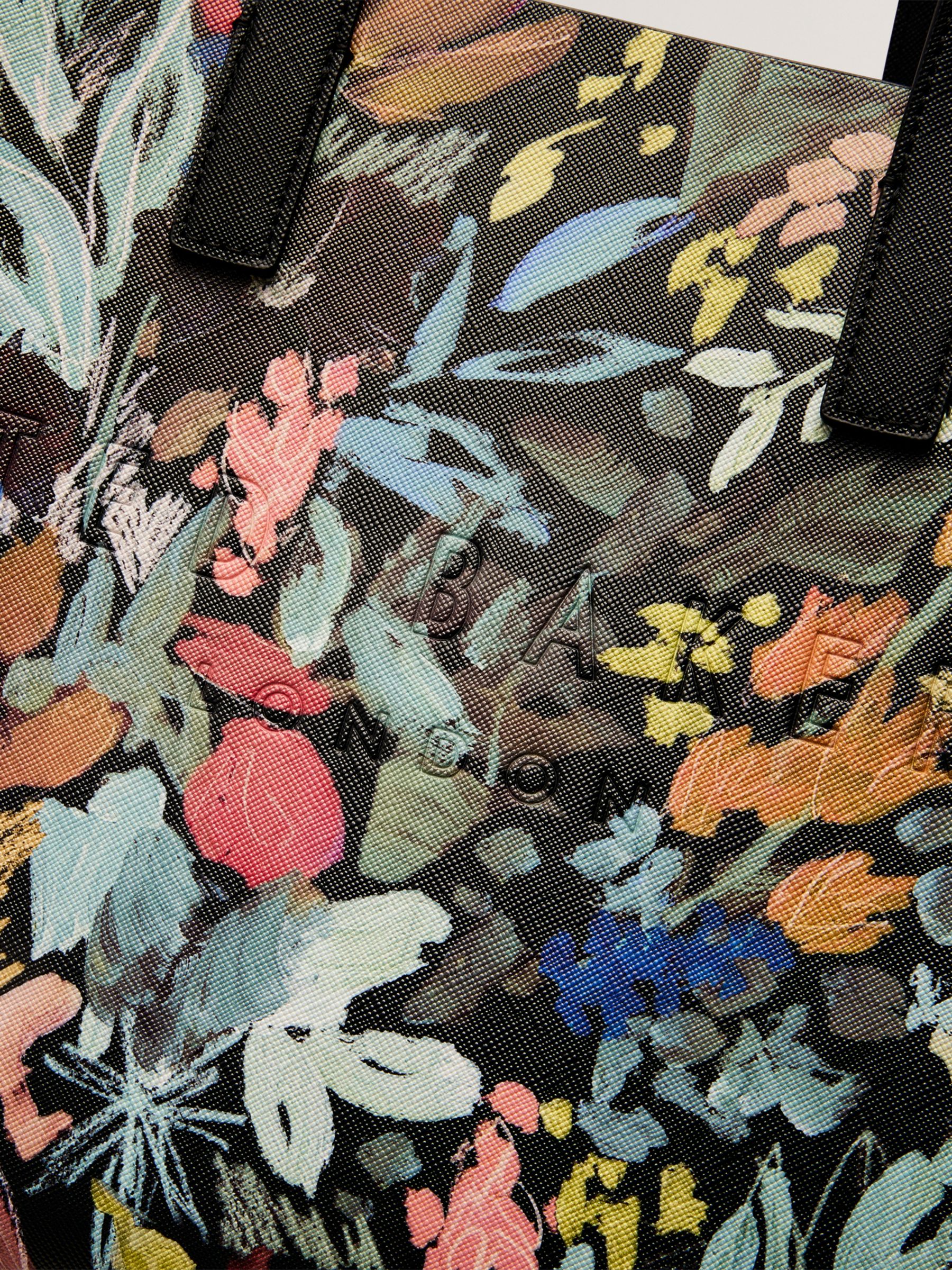 Buy Ted Baker Beaicon Floral Tote Bag, Black/Multi Online at johnlewis.com
