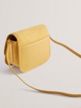 Ted Baker Imilda Lock Detail Small Leather Satchel Bag, Mustard
