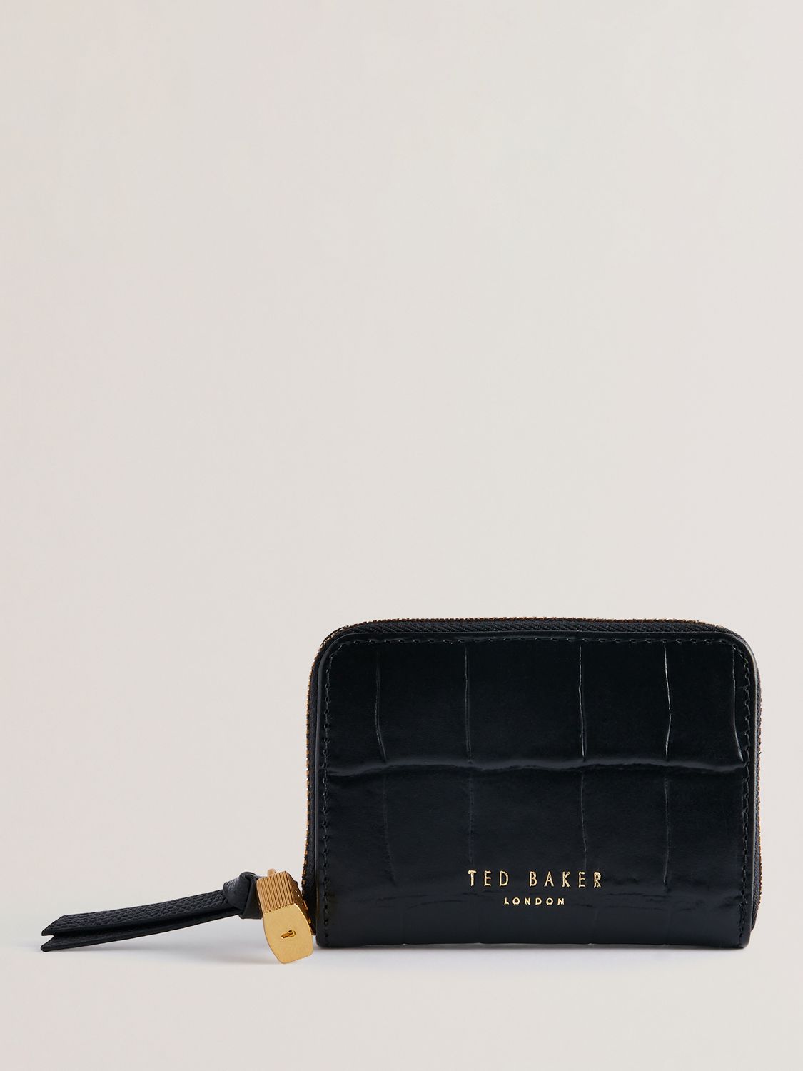 Buy Ted Baker Wesmin Small Croc Effect Leather Purse Online at johnlewis.com